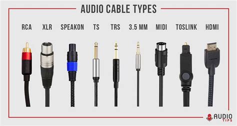 A Comprehensive Guide to Types of Audio Connectors.